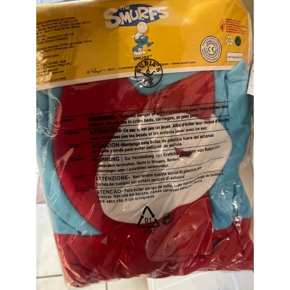 Smurfs Papa Smurf Baby Costume Size Toddler Size 2-4 - Picture 2 of 6